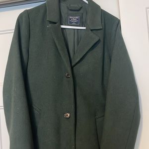 Abercrombie Trench Coat - Olive